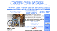 Desktop Screenshot of markscyclerepairs.com